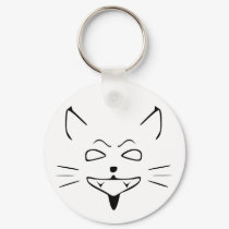 Cheshire Cat Keychain by southerncanadia Cheshire Cat Keychain