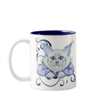 Cheshire Cat Mug by 13BlackCatsDesigns Cheshire Cat Mug