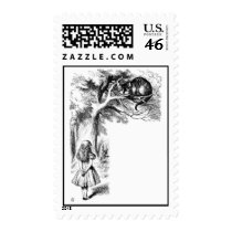 Cheshire cat stamps