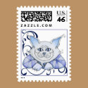 Cheshire Cat Postage Stamp