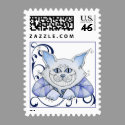 Cheshire Cat Postage Stamp
