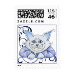Cheshire Cat Postage Stamp