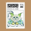 Cheshire Cat Postage Stamp