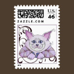 Cheshire Cat Postage Stamp stamps