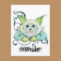 Cheshire Cat Postcard