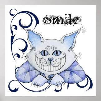 Cheshire Cat Poster print