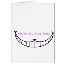 Cheshire Cat Smile Cards