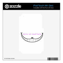 Cheshire Cat Smile iPod Touch 4G Skins