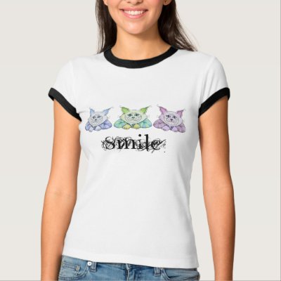 Cheshire Cat T-Shirt by 13BlackCatsDesigns