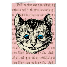 Cheshire Cat - Vintage Alice in Wonderland Greeting Cards