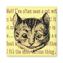 Cheshire Cat - Vintage Alice in Wonderland Magnets