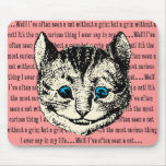 Cheshire Cat - Vintage Alice in Wonderland Mousepad
