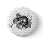 Cheshire Cat - We're all mad here Pinback Button