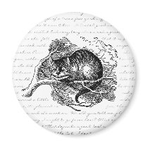 Cheshire Cat - We're all mad here magnets