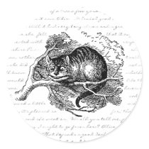 Cheshire Cat - We're all mad here stickers