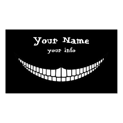 Cheshire Grin Business Card Templates