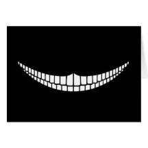 Cheshire Grin Greeting Card