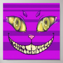 Cheshire smile poster