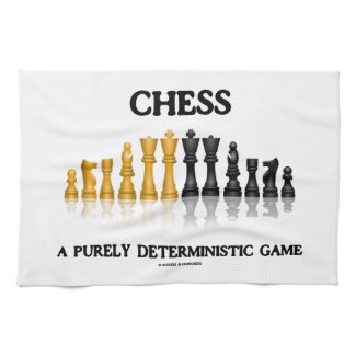 Chess A Purely Deterministic Game (Reflective Set) Hand Towels