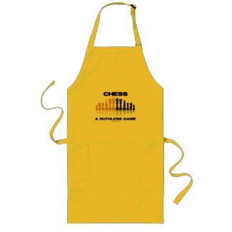 Chess A Ruthless Game (Reflective Chess Set) Long Apron