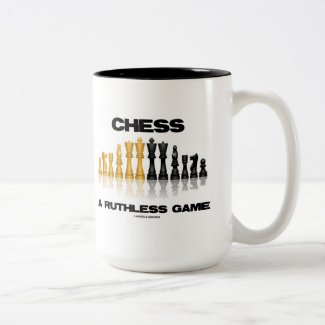 Chess A Ruthless Game (Reflective Chess Set) Two-Tone Coffee Mug