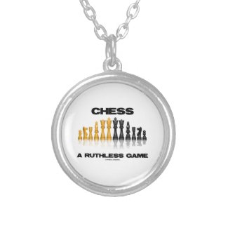 Chess A Ruthless Game (Reflective Chess Set) Custom Necklace