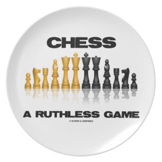 Chess A Ruthless Game (Reflective Chess Set) Plates