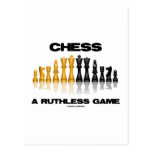 Chess A Ruthless Game (Reflective Chess Set) Postcard