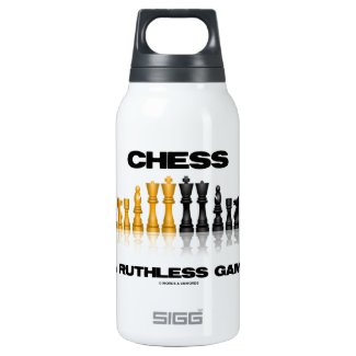 Chess A Ruthless Game (Reflective Chess Set) 10 Oz Insulated SIGG Thermos Water Bottle