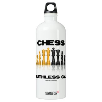 Chess A Ruthless Game (Reflective Chess Set) SIGG Traveler 1.0L Water Bottle