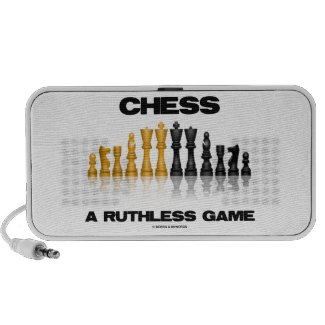 Chess A Ruthless Game (Reflective Chess Set) Mp3 Speakers