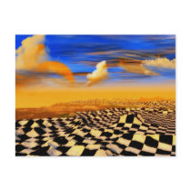 Chess art, chess rules, chess openings, post card