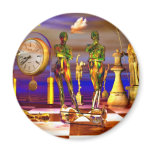 Chess Art Refrigerator Magnet