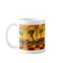 Chess Art Coffee Mugs