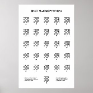Chess - Basic Mating Patterns print