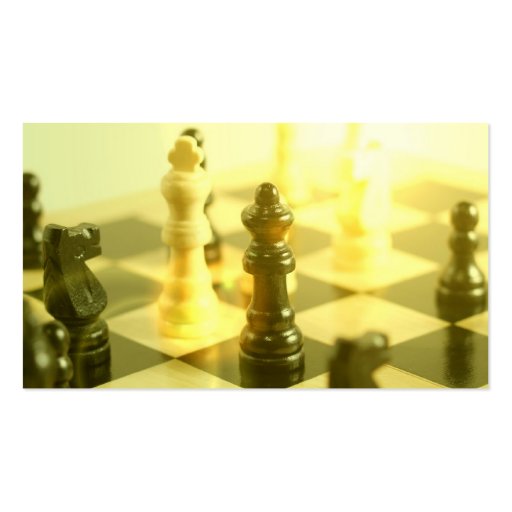 Chess Board Business Card (back side)
