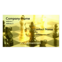 Chess Board Business Card