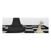 Chess bookmark business card