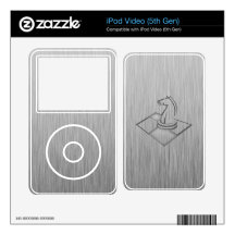 Chess; Brushed Metal-look Skins For iPod Video