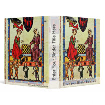 Chess,  By Meister Der Manessischen Liederhandsch 3 Ring Binder