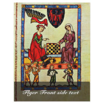 Chess,  By Meister Der Manessischen Liederhandsch Custom Flyer