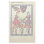 Chess,  By Meister Der Manessischen Liederhandsch Stationery