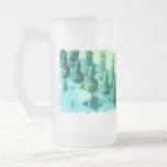 Chess Champ Frosted Beer Mug
