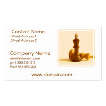 Chess Checkmate  Business Cards