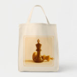 Chess Checkmate Grocery Tote Bags