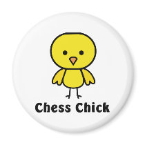 Chess Chick magnets