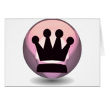 Chess Crown Greeting Card