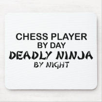 Chess Deadly Ninja by Night mousepads