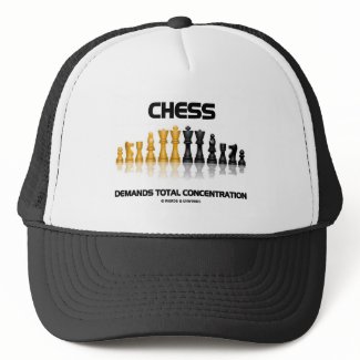 Chess Demands Total Concentration (Chess Set) hat