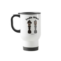 Chess Double Attack Dogs Mugs